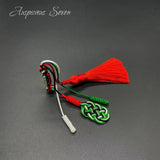 Hand Knitted Tassel Tasbih Prayer Beads