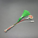 Hand Knitted Tassel Prayer Beads with 33 Beads