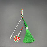Hand Knitted Tassel Prayer Beads with 33 Beads