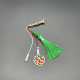 Hand Knitted Tassel Prayer Beads with 33 Beads