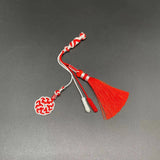 Hand Knitted Tassel Tesbih Prayer Beads - Handmade Misbaha