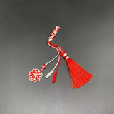 Hand Knitted Tassel Tesbih Prayer Beads - Handmade Misbaha