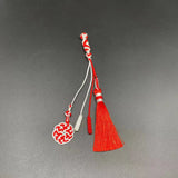 Hand Knitted Tassel Tesbih Prayer Beads - Handmade Misbaha