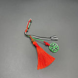 Hand Knitted Tassel Prayer Beads - Unique Religious Rosary