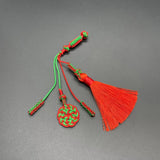Hand Knitted Tassel Tesbih for Prayer - Blue