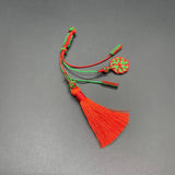 Hand Knitted Tassel Tesbih for Prayer - Blue