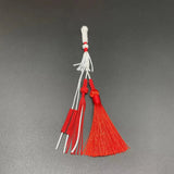 Hand Knitted Tassel Prayer Beads with Tassels