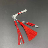 Hand Knitted Tassel Prayer Beads with Tassels