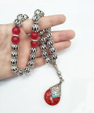 10mm Silver Plated Prayer Beads Tasbih Tesbih Islamic Bracelet
