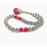 10mm Silver Plated Prayer Beads Tasbih Tesbih Islamic Bracelet