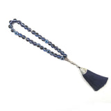 Plastic Evil Eye Tassel Prayer Beads 10mm