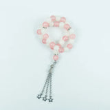 Pink Glass Beads Muslim Prayer Beads for Women
