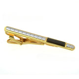 Crystal Set Chain Tie Clip French Dress Shirt Accessories
