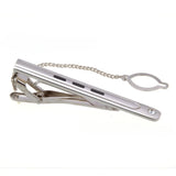 Crystal Set Chain Tie Clip French Dress Shirt Accessories