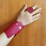 Leather Bracelets For Women Wristband Punk Wrap Bracelets Femme Jewelry