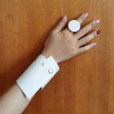 Leather Bracelets For Women Wristband Punk Wrap Bracelets Femme Jewelry