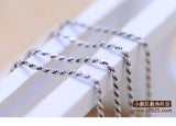 Thai S925 Sterling Silver Necklace Female retro Twist Neckwear