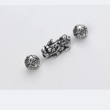 Thai Silver Brave Troops Spacer Beads 999 Sterling Silver Fine Jewelry