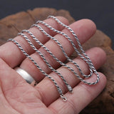 Thai Silver Retro Weave Necklaces Women S925 Sterling Silver Cross Necklace