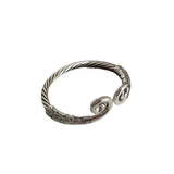 Thai Silver Monkey King Bracelet Open Adjustable Bangle