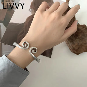 Thai Silver Monkey King Bracelet Open Adjustable Bangle