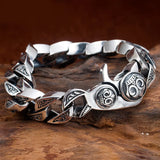 Thai Silver Original 925 Sterling Silver Vintage Chain & Link Bracelet