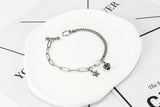 Thai Silver Retro Star Crown Women's Bracelet