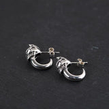 Thai Silver Retro Drop Earrings S925 Sterling Silver Exaggerated Jewelry