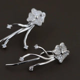 Thai Silver Earrings S925 Tassel Woman Earrings Three Models