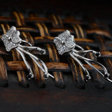 Thai Silver Earrings S925 Tassel Woman Earrings Three Models