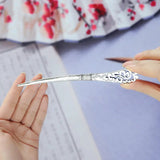 Thai Silver S925 Hollowed-Out Cloud Tiara Hairpin Ethnic Hair Jewelry