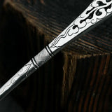 Thai Silver S925 Hollowed-Out Cloud Tiara Hairpin Ethnic Hair Jewelry