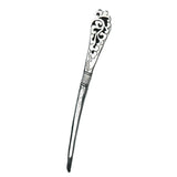 Thai Silver S925 Hollowed-Out Cloud Tiara Hairpin Ethnic Hair Jewelry