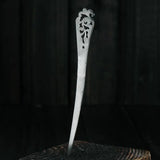 Thai Silver S925 Hollowed-Out Cloud Tiara Hairpin Ethnic Hair Jewelry