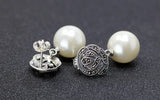 Thai Silver S925 Natural Mother of Pearl Earrings Hypoallergenic Earrings