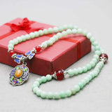 Buddha Lucky Beads Natural Stone Bracelet for Women