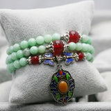 Buddha Lucky Beads Natural Stone Bracelet for Women