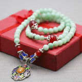 Buddha Lucky Beads Natural Stone Bracelet for Women