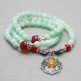 Buddha Lucky Beads Natural Stone Bracelet for Women