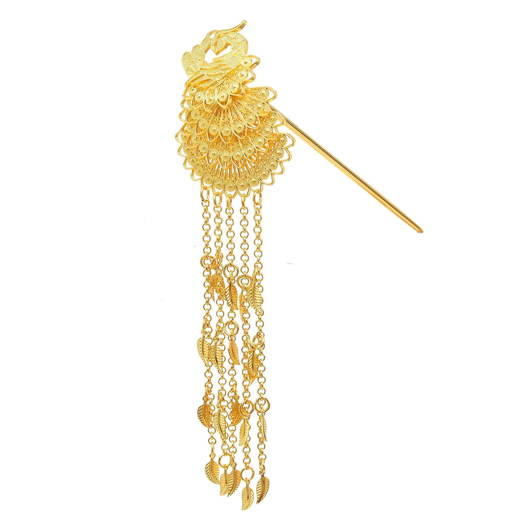 Indian Vintage Metal Chinese Chopstick Hair Sticks for Women Female Hairpins