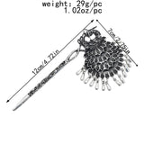 Indian Vintage Metal Chinese Chopstick Hair Sticks for Women Female Hairpins