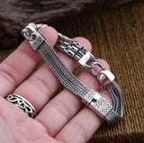 925 Silver Thai Silver Bracelet Retro Ethnic Wind