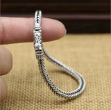 925 Silver Thai Silver Bracelet Retro Ethnic Wind