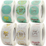 Green Round Foil Stickers Sealed Label Party Supplies