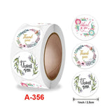 Vintage Heart Sticker Roll, 500 pcs 2.5cm Round Shape Reward Label