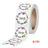 Small Flower Sticker Roll Vintage Scrapbooking Round Shape Teacher