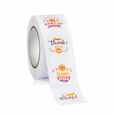 500pcs Thanksgiving Stickers Pumpkin Be Grateful Candy Seal Label Deco