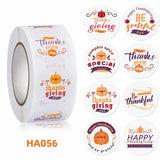 500pcs Thanksgiving Stickers Pumpkin Be Grateful Candy Seal Label Deco