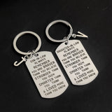 Thanksgiving Keyring for Son-in-law Daughter-in-law