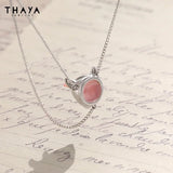 Silver Plated Sheep Pendant Necklace for Women